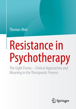 Cover of the book “Resistance in psychotherapy”